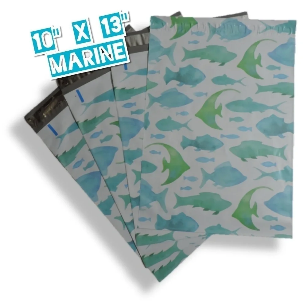 100 Marine Poly Mailers 10x13